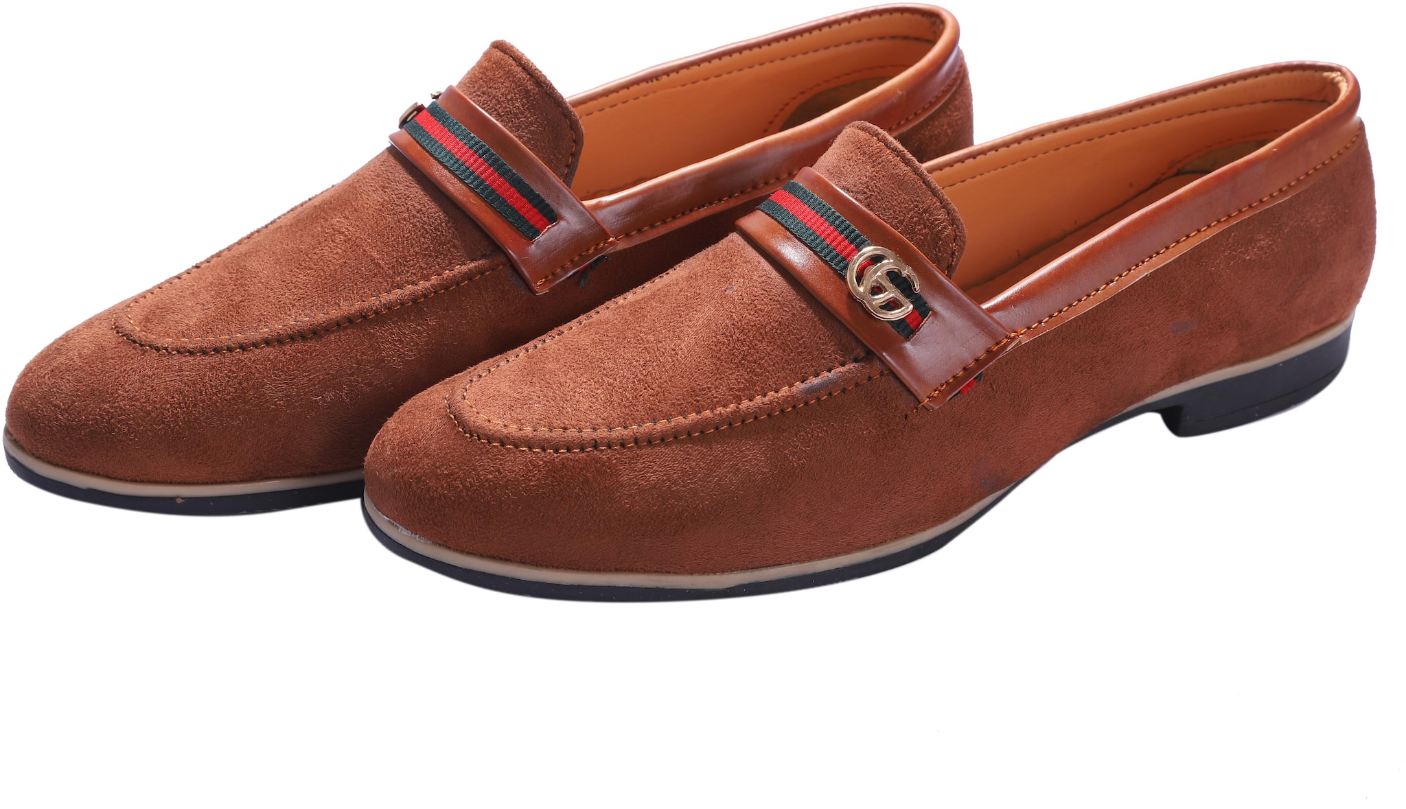

Hush Berry Velvet Designer Slip-On Shoe spacial Design for Men (10 Tan)
