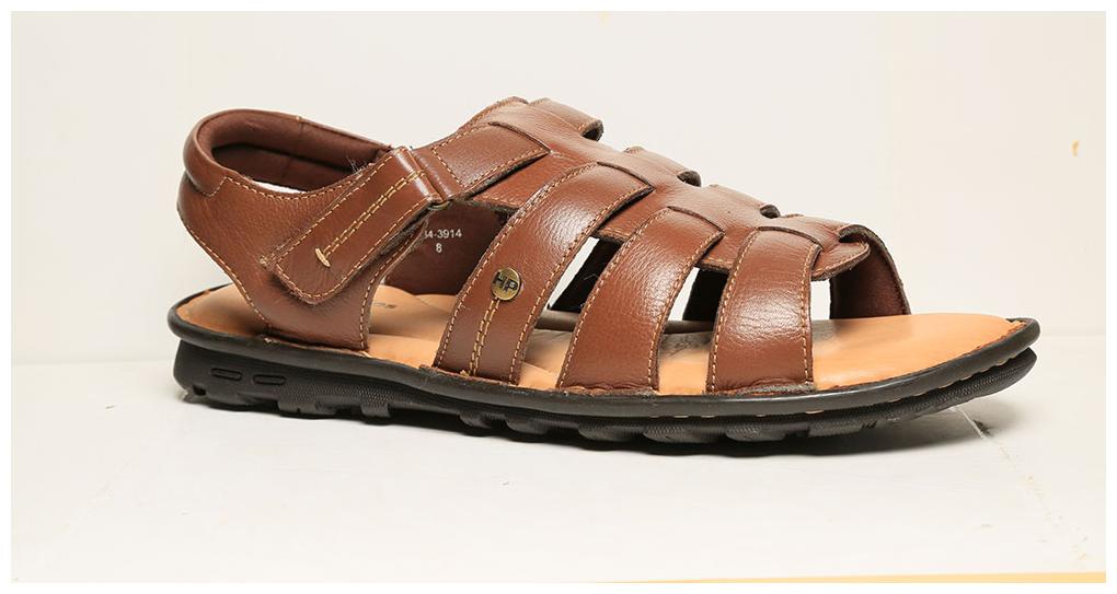 

HUSH PUPPIES Men s Tan Sandals Floaters -UK 10