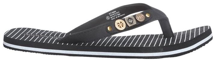 

HUSH PUPPIES Women Black Flip Flops
