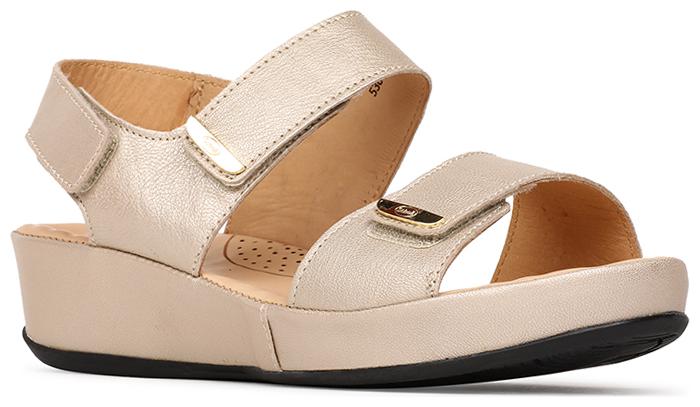

Hush Puppies Women Gold Sandals