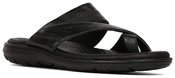 

HUSH PUPPIES Men s Black Slippers Flip-Flops -UK 8