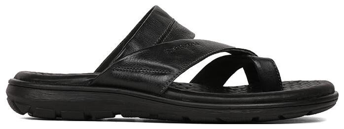 

HUSH PUPPIES Men CHARLES TOE RING Black Outdoor Slippers