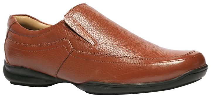 

Hush Puppies Men Brown Slip-On Formal Shoes