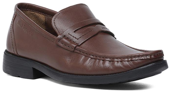 

Hush Puppies Men Brown Slip-On Formal Shoes - MOCCA PENNY LOAFER - 8544965
