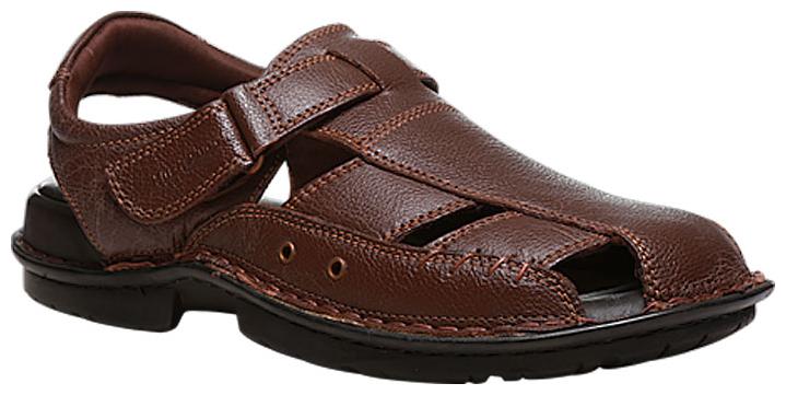

HUSH PUPPIES Men s Brown Sandals Floaters-UK 10