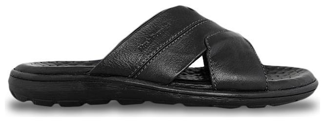 

HUSH PUPPIES Men CHARLES MULE Black Outdoor Slippers