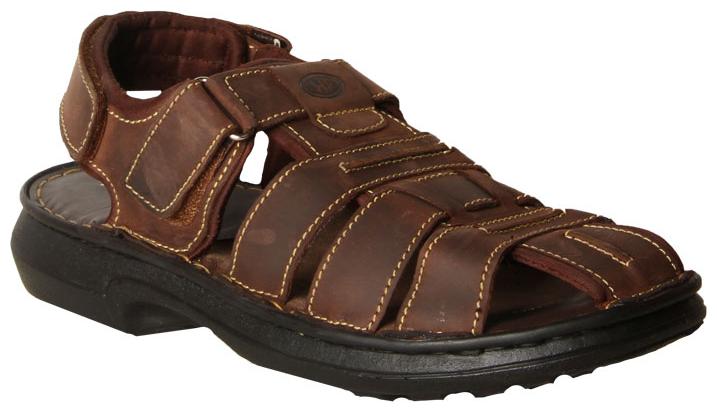 

HUSH PUPPIES Men s Brown Sandals Floaters-UK 10