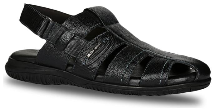 

HUSH PUPPIES Men s Black Sandals Floaters -UK 7