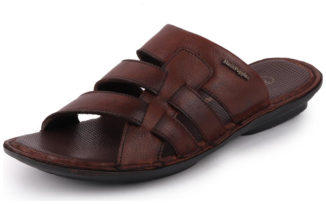 

Hush Puppies Men Brown Sandals