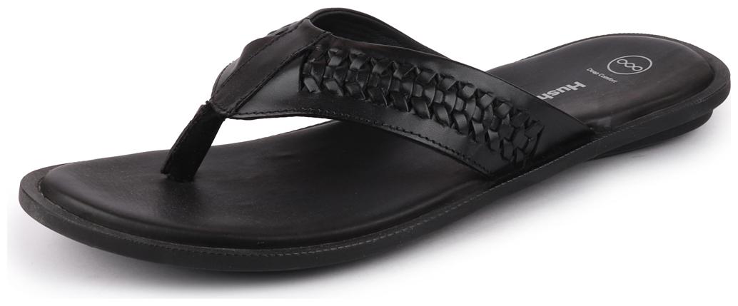 

HUSH PUPPIES Men s Black Casual Outdoor Slippers