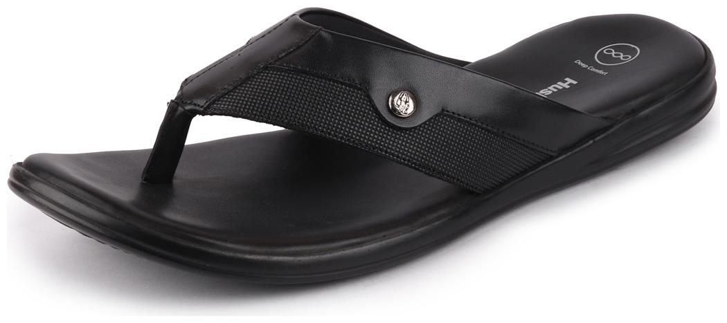 

HUSH PUPPIES Men s Black Casual Outdoor Slippers