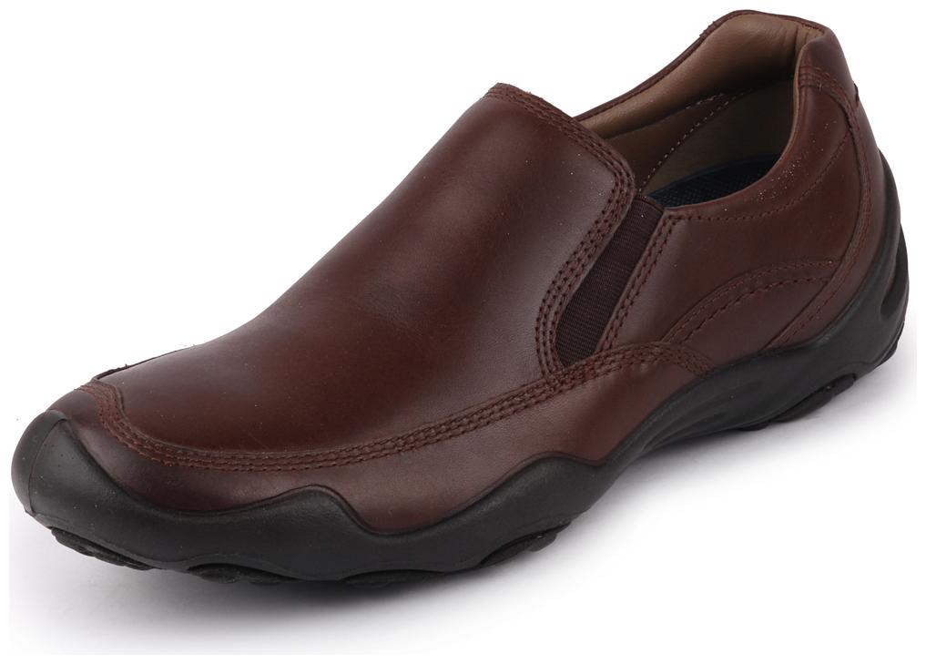 

HUSH PUPPIES Men s Brown Casual Slip On Shoes