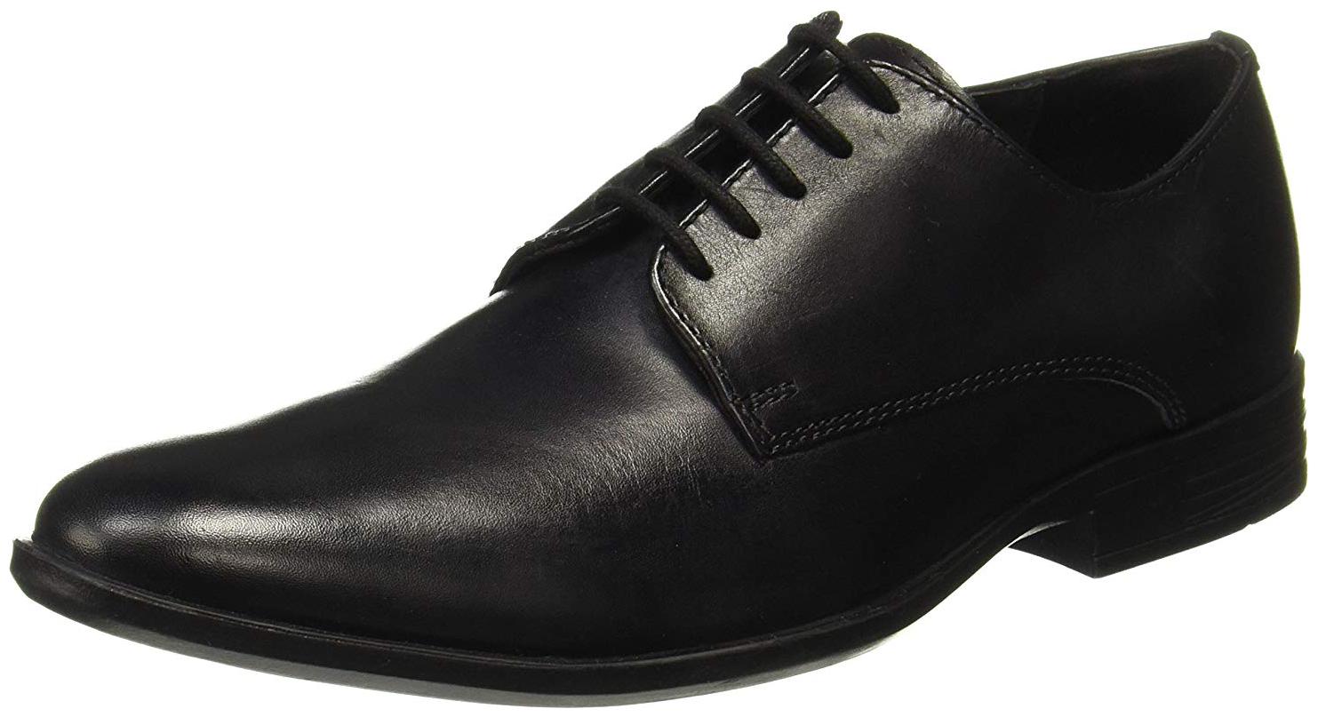 

Hush Puppies Men Pl58 Black Leather Formal Shoes - 8246613