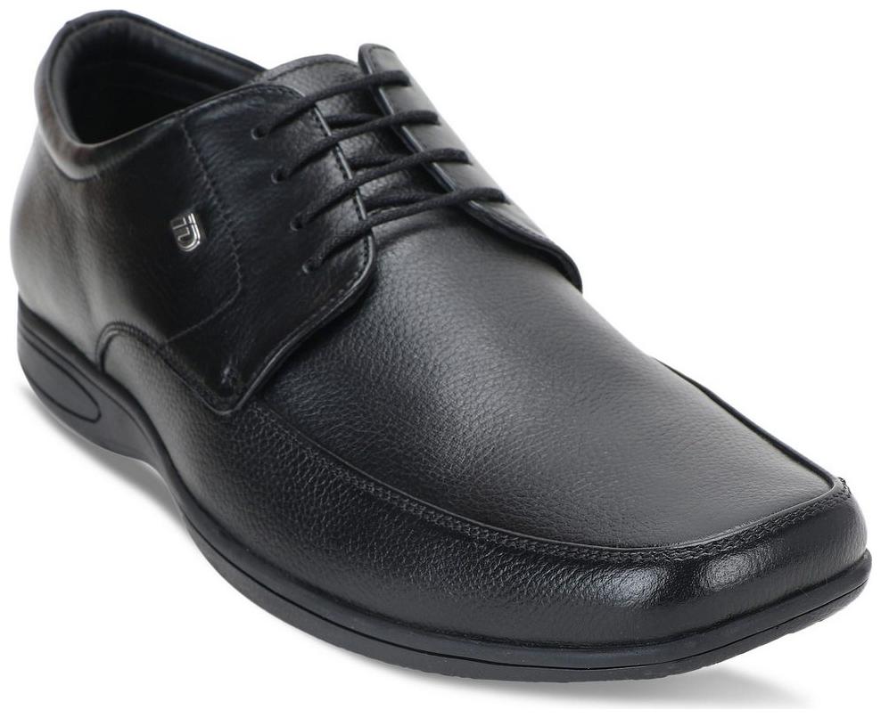 

ID Men Black Leather Lace Up Formal Shoes