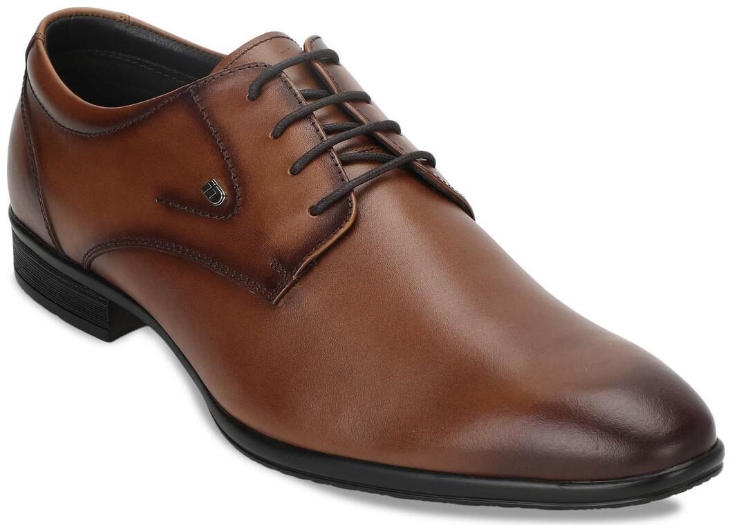 

ID Men Brown Leather Lace Up Formal Shoes