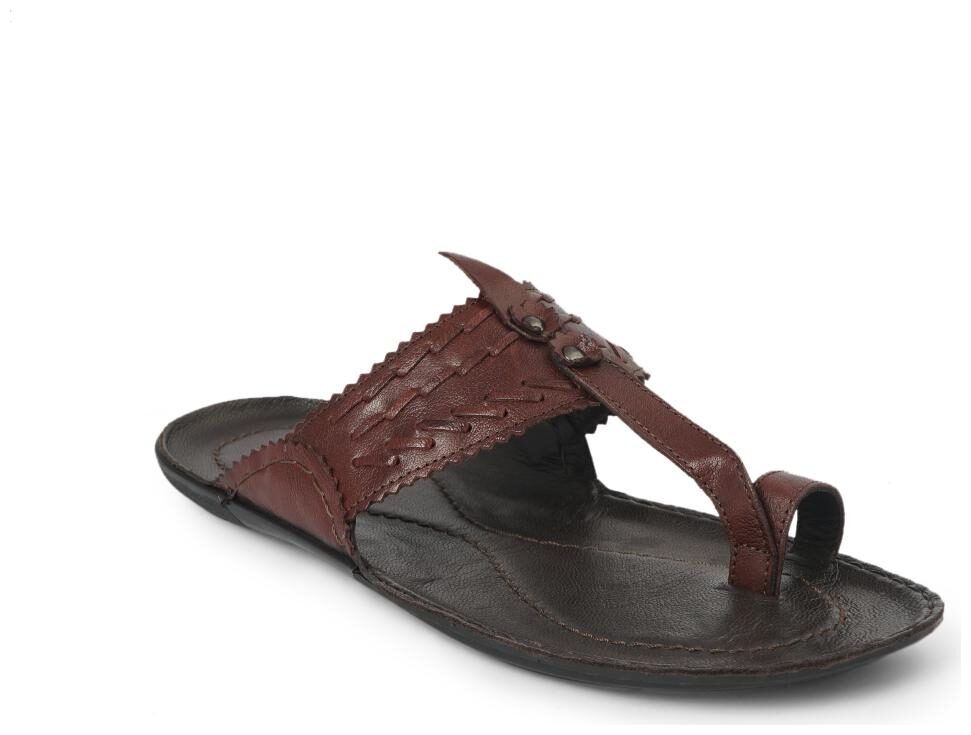 

ID Men Genuine Leather Brown Kolhapuri