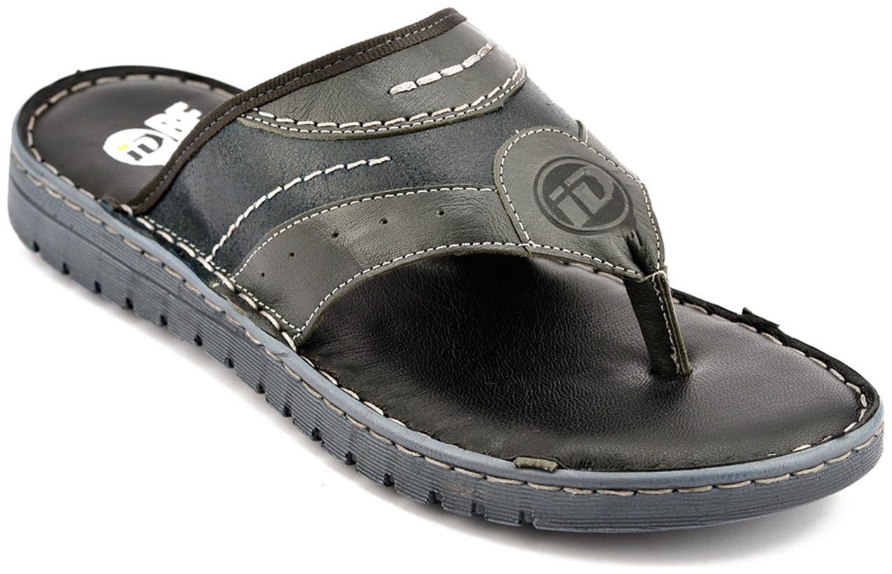 

ID Men Grey Slippers Flip-Flops