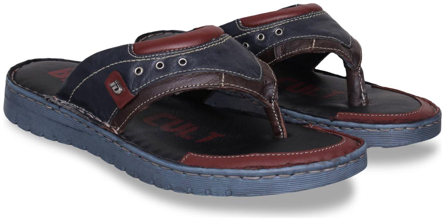 

ID Men Navy Blue Slippers Flip-Flops