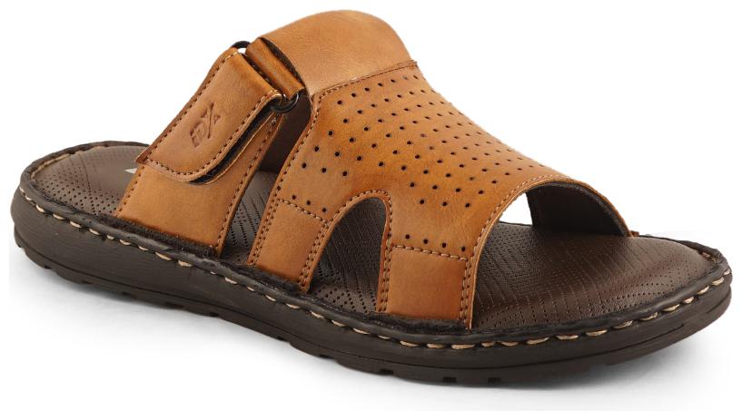 

Id Men Tan Indoor Slippers - 1 Pair