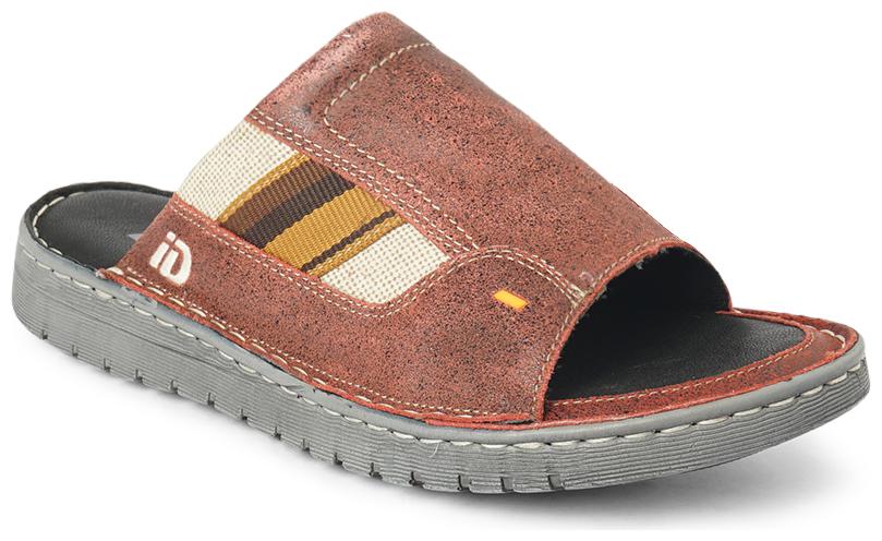 

Id Men Tan Sliders - 1 Pair