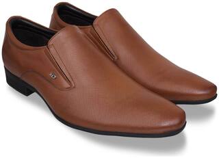 ID Men's Tan Formal Shoes
