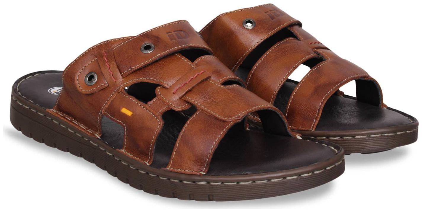 

Id Men Tan Sliders - 1 Pair