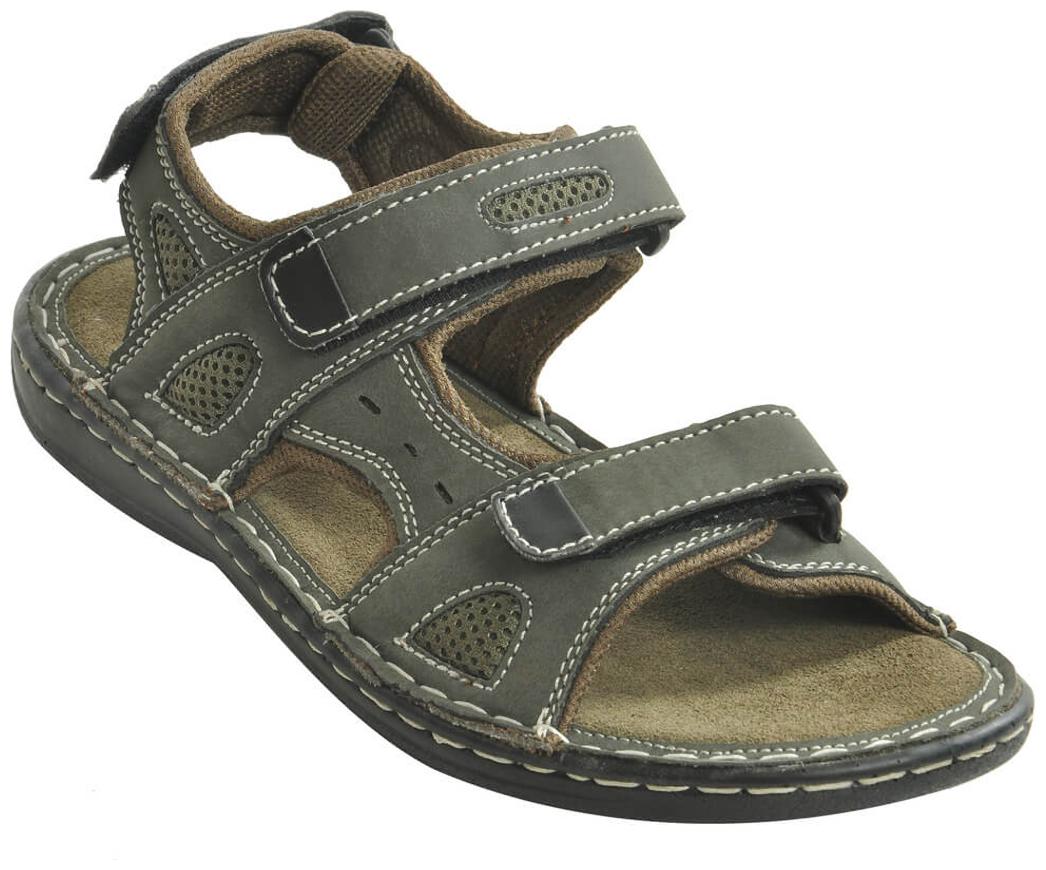 

Ajanta Men Grey Sandals