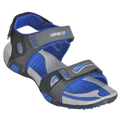 

IMPAKTO By Ajanta Men s Sports Sandals - Blue Grey