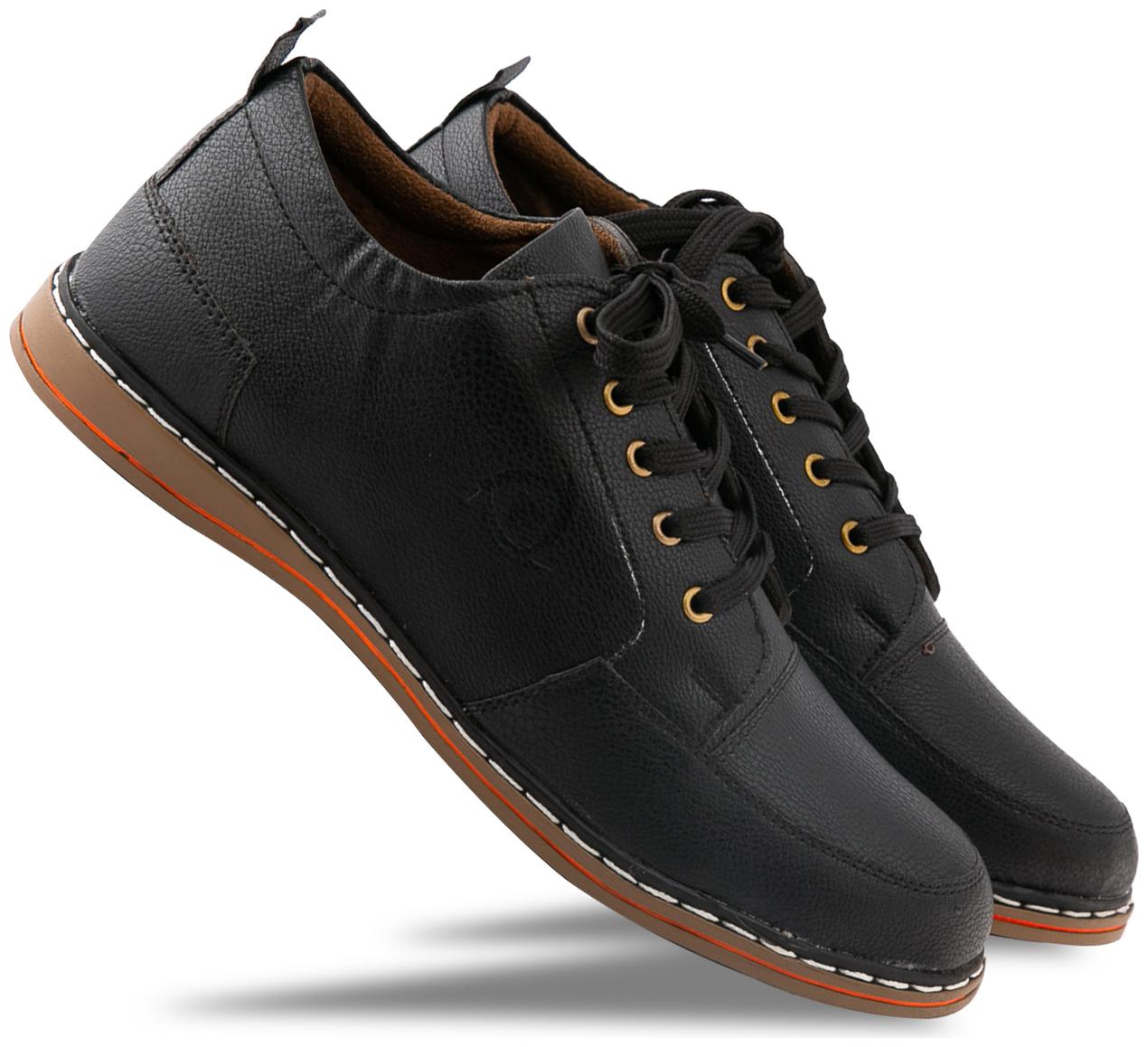

IMT Men Black Casual Shoes - 1036-26 BLACK