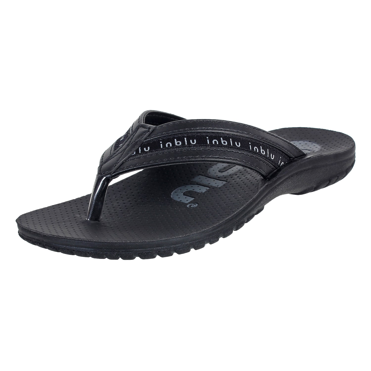 

Inblu Men Black Flip-Flops - 1 Pair