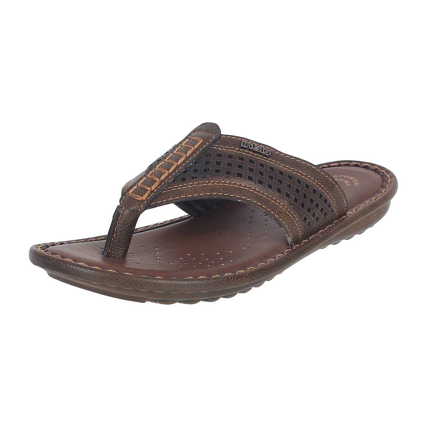 

Inblu Men Brown Flip-Flops - 1 Pair