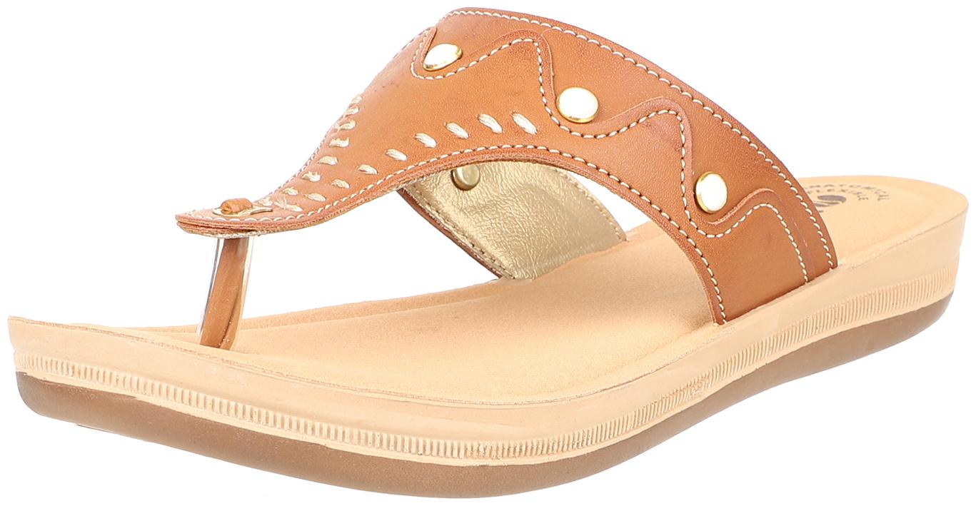 

Inblu Ba24 Tan Women Slippers