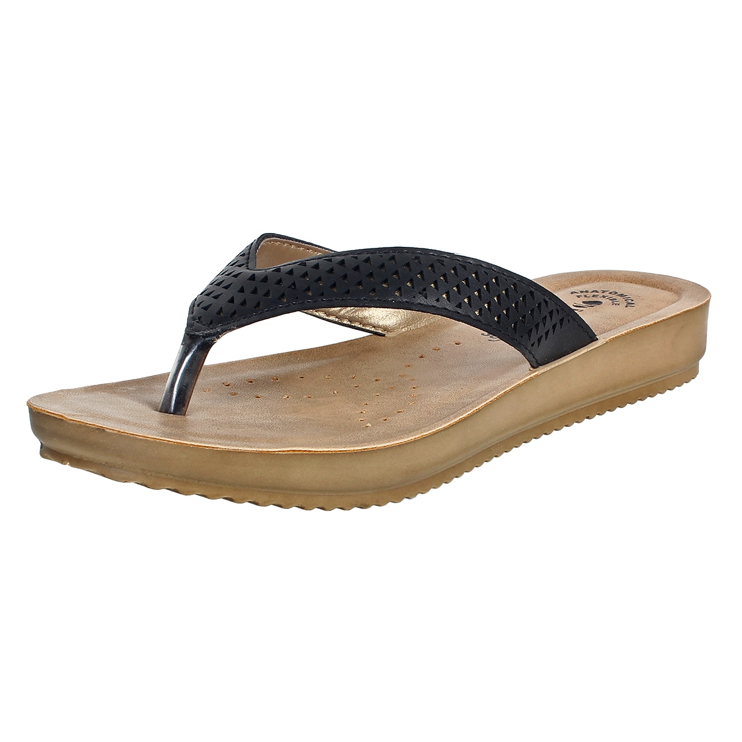 

Inblu Bm29 Black Women High Grade Pu Sandal
