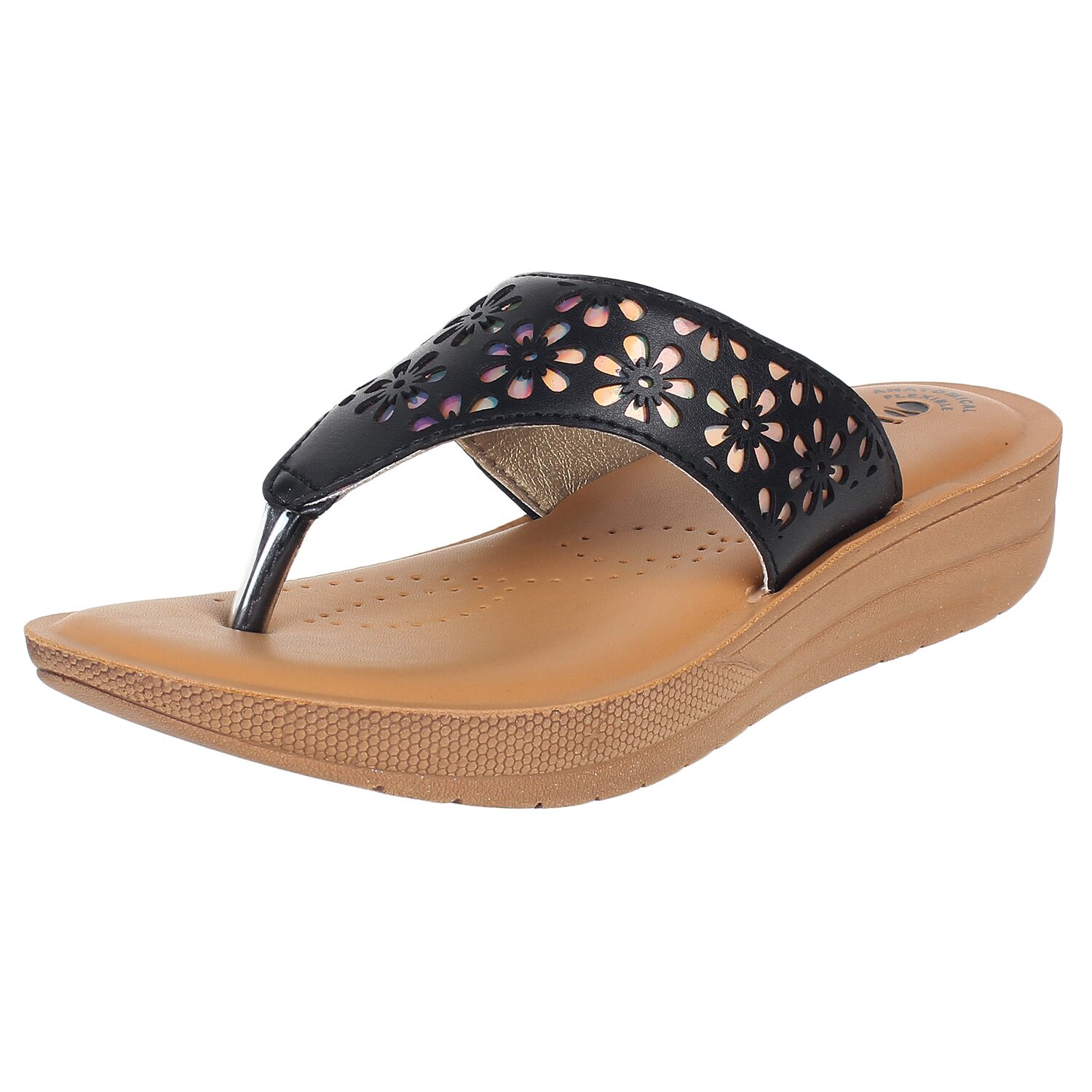 

Inblu Cr01 Black Women High Grade Pu Sandal