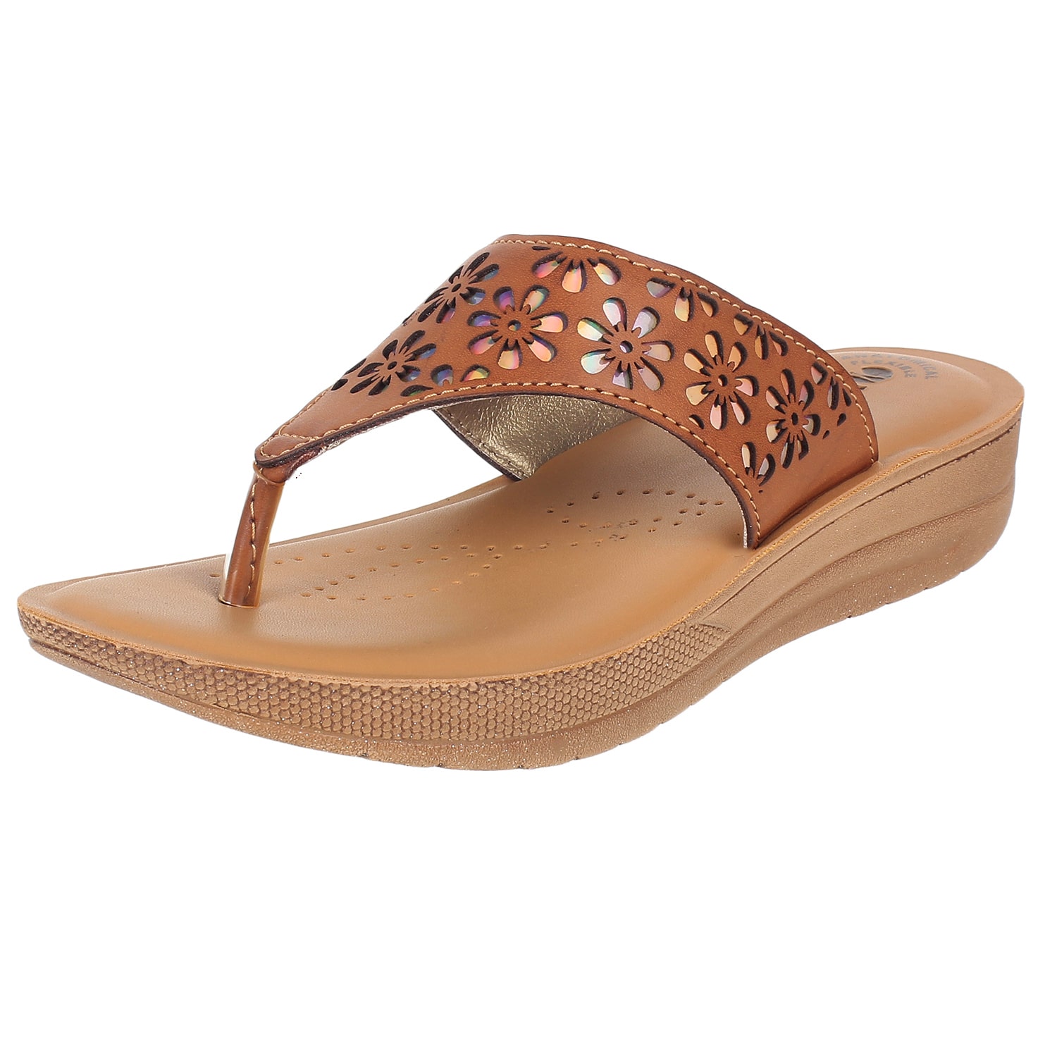 

Inblu Cr01 Tan Women High Grade Pu Sandal