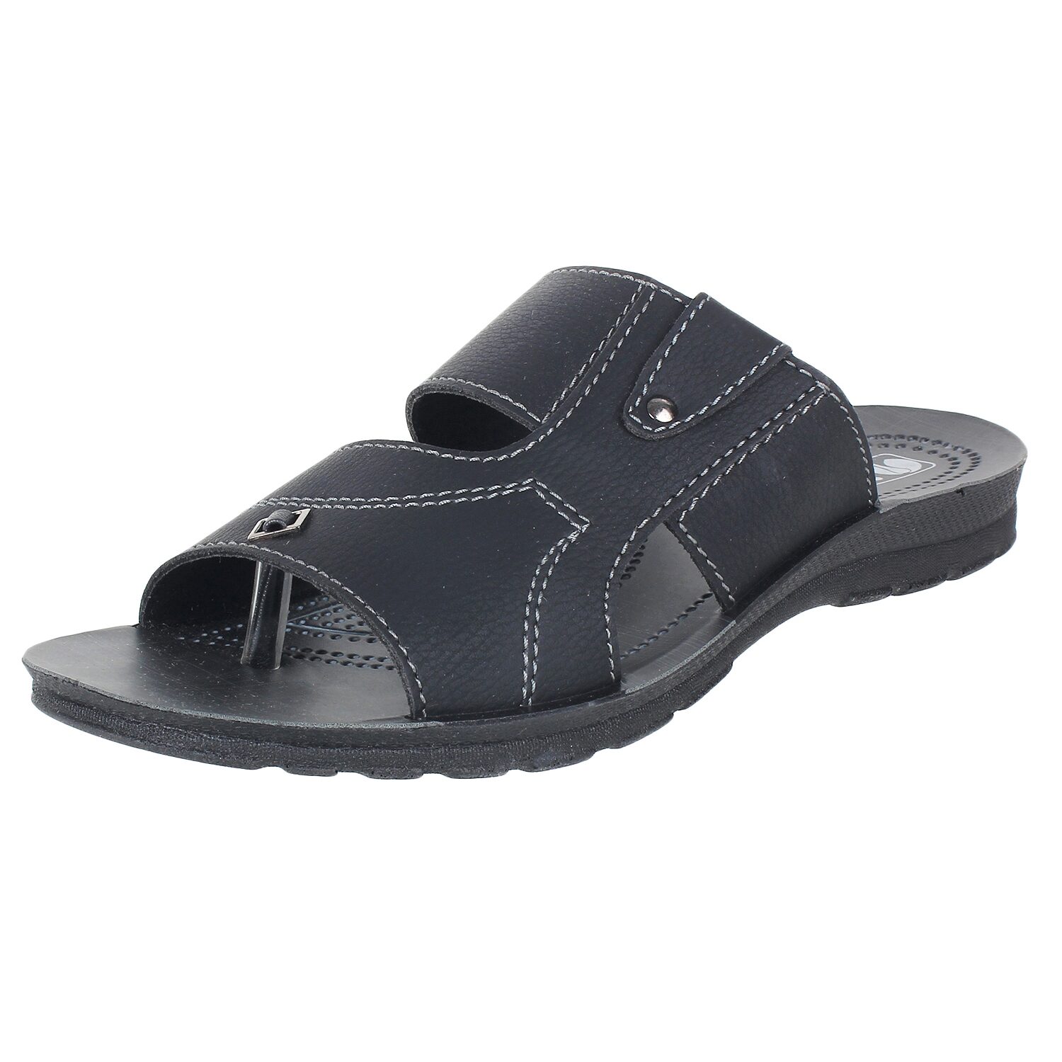 

Inblu Men Black Flip-Flops - 1 Pair