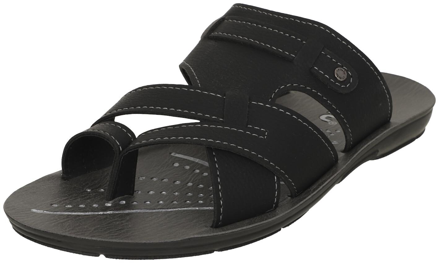 

Inblu Men Black Flip-Flops - 1 Pair