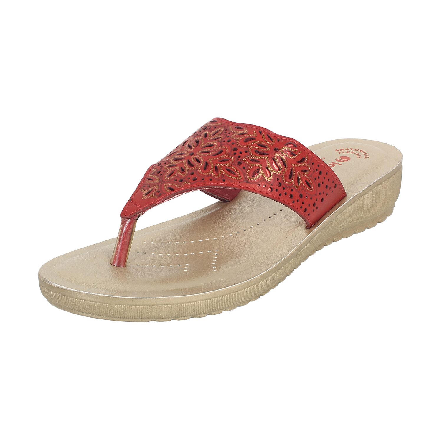 

Inblu Mf07 Red Women High Grade Pu Sandal