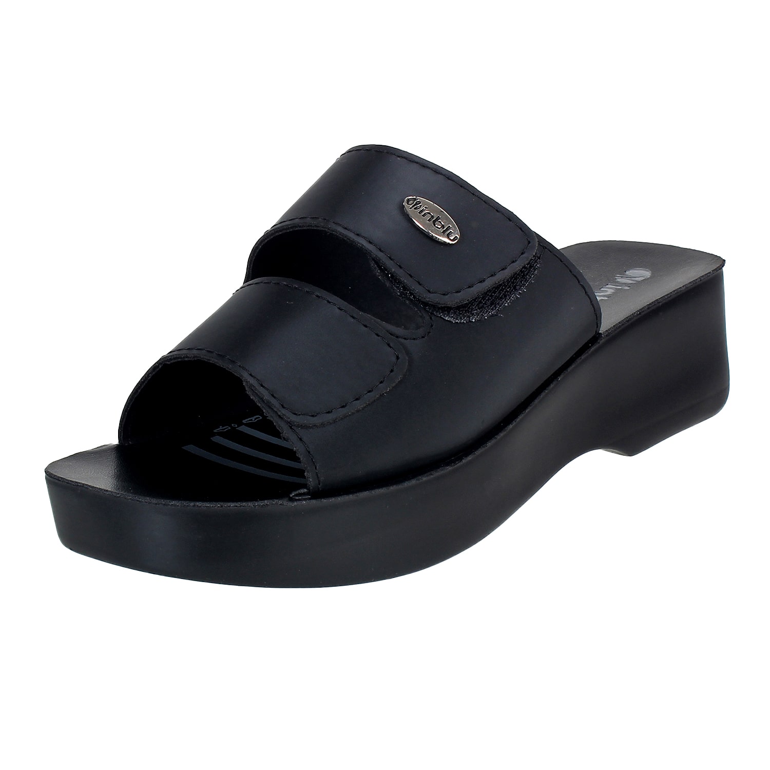 

Inblu Mr06 Black Women High Grade Pu Sandal