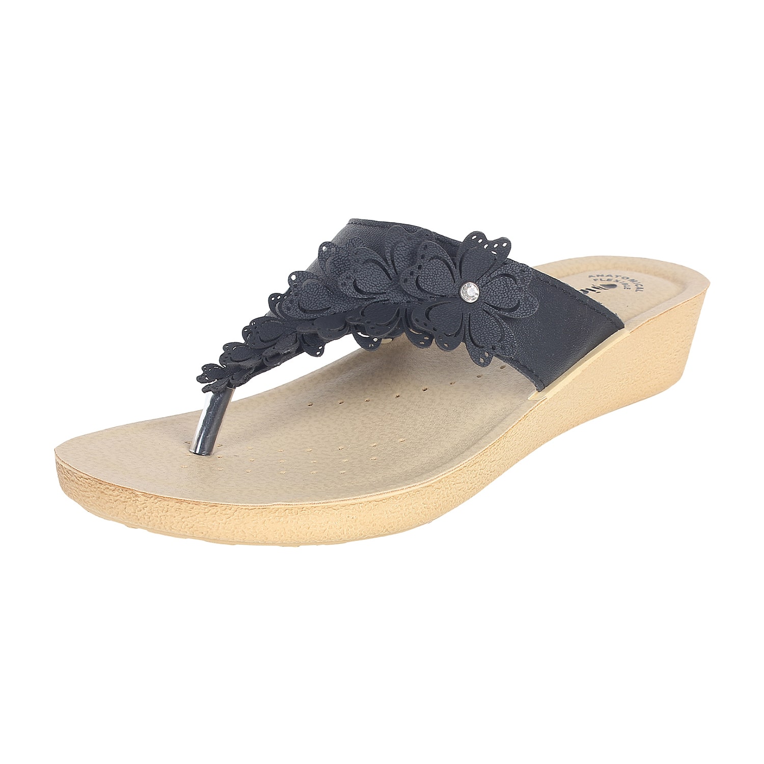 

Inblu Pp07 Black Women High Grade Pu Sandal