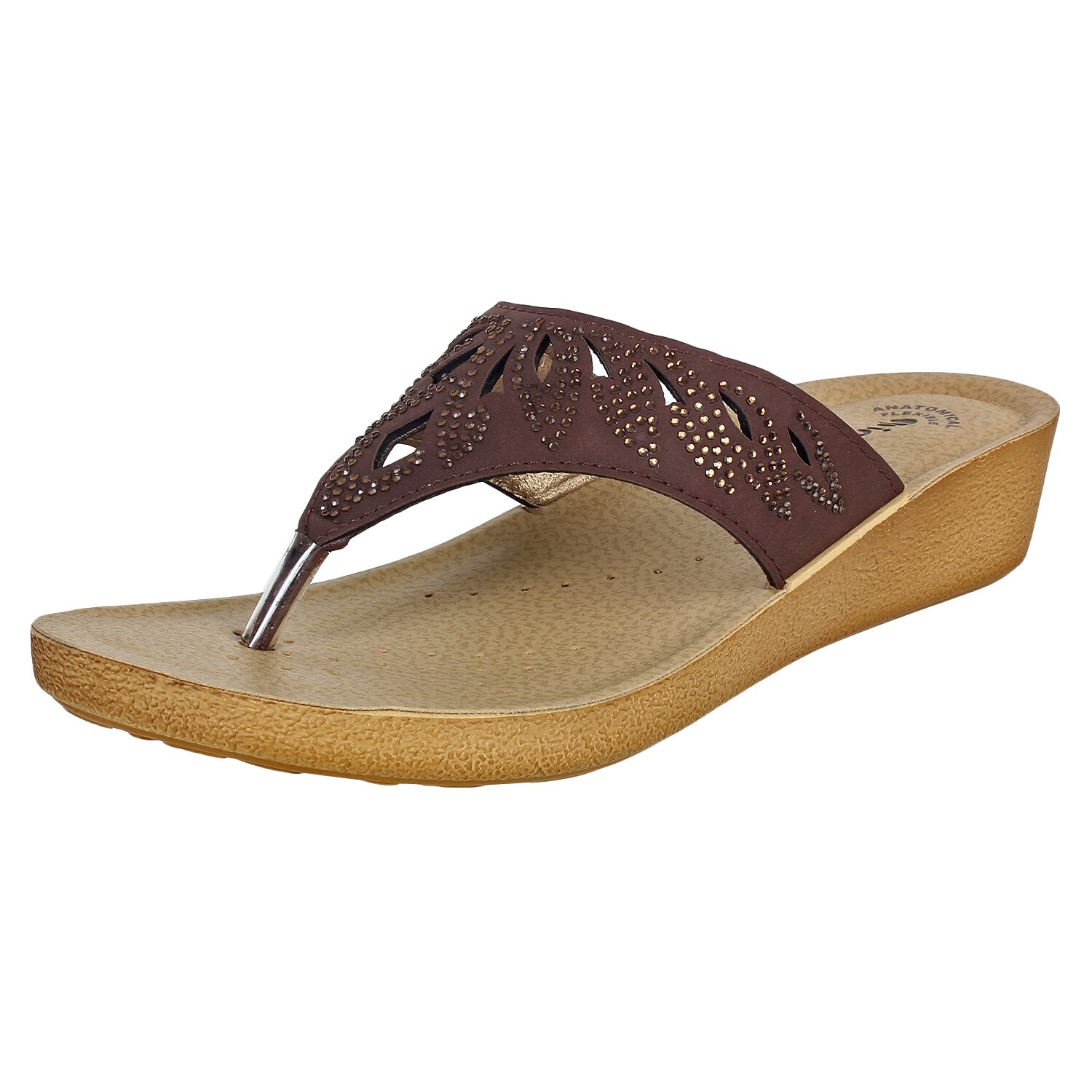 

Inblu Pp25 Brown Women High Grade Pu Sandal