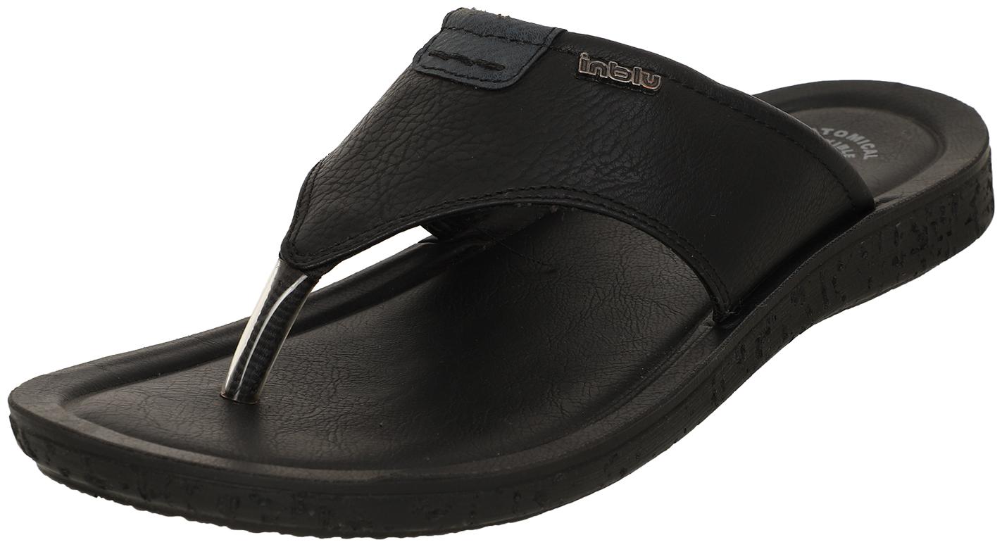 

Inblu Men Black Flip-Flops - 1 Pair