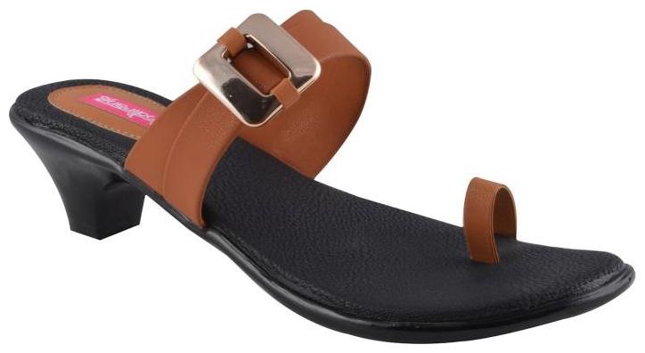 

Indirang Women Brown Heeled Sandals