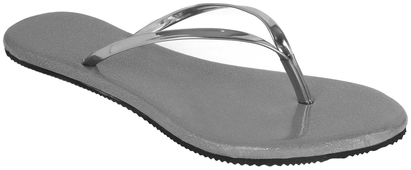 

Indirang Women Silver T-Strap Flats