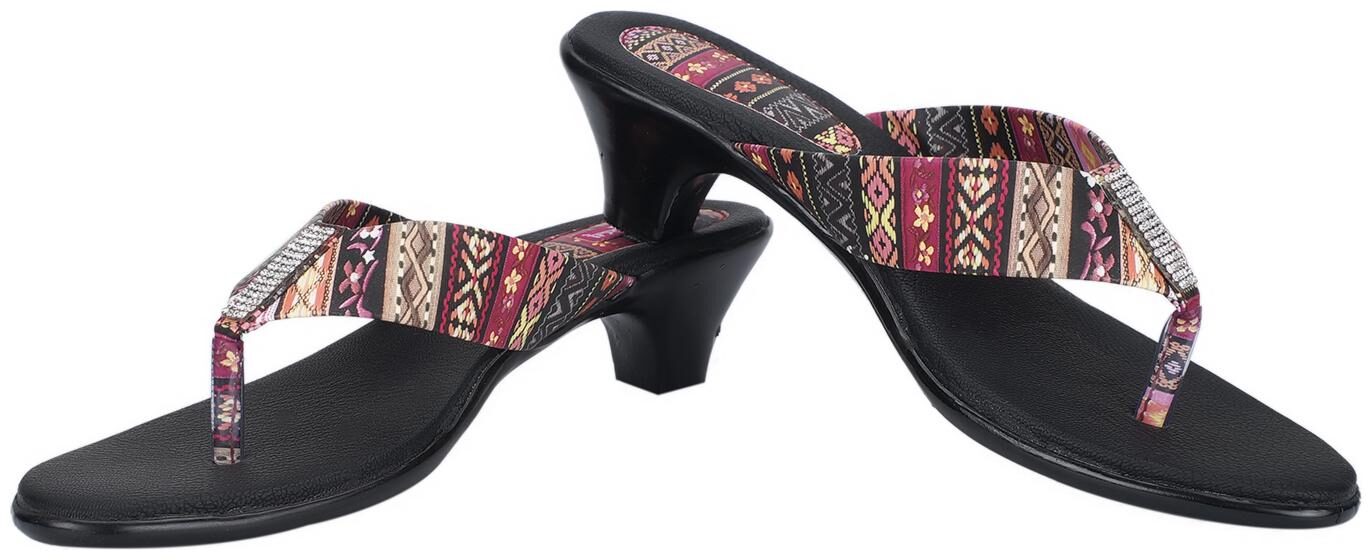 

Indirang Women Multi-Color Heeled Sandals