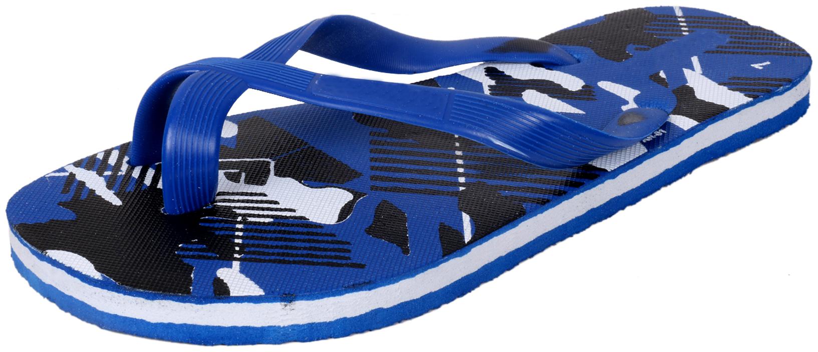 

Indiweaves Men Blue Flip-Flops - 1 Pair