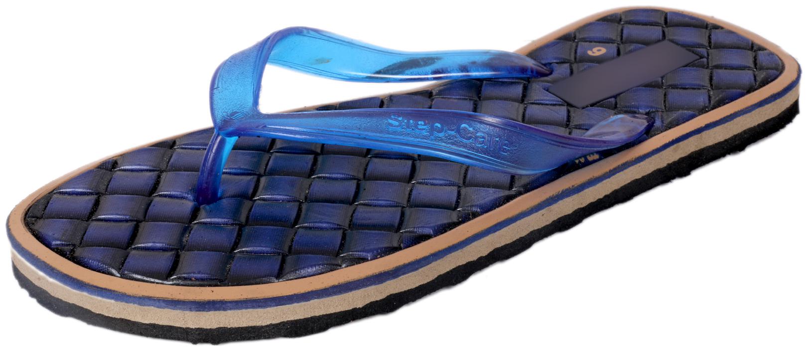 

Indiweaves Men Blue Flip-Flops - 1 Pair