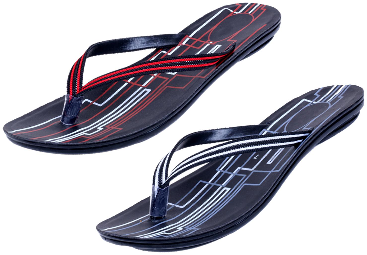 

IndiWeaves Womens Slippers Flipflops Pack of 2