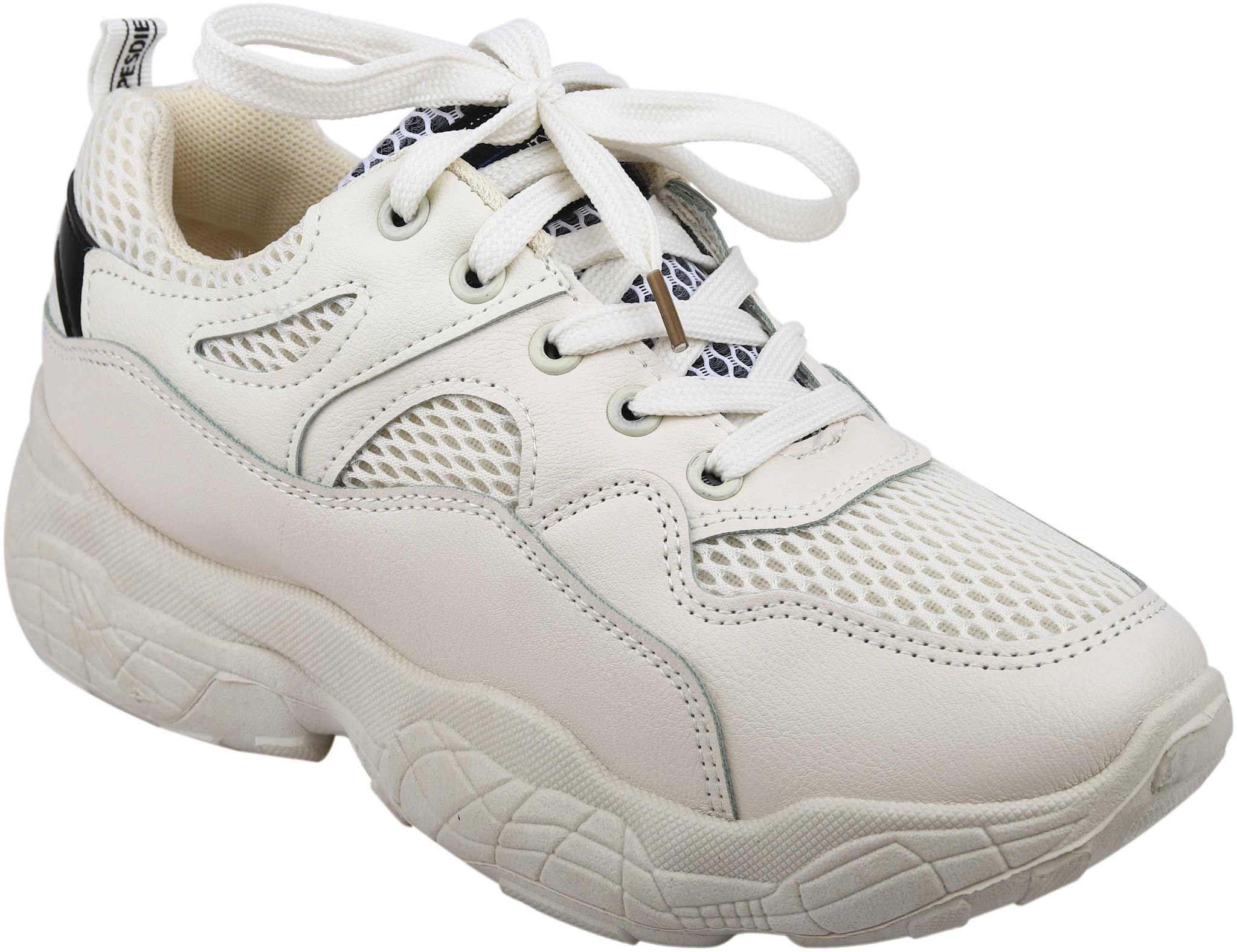 

IRSOE Women Beige Sneakers