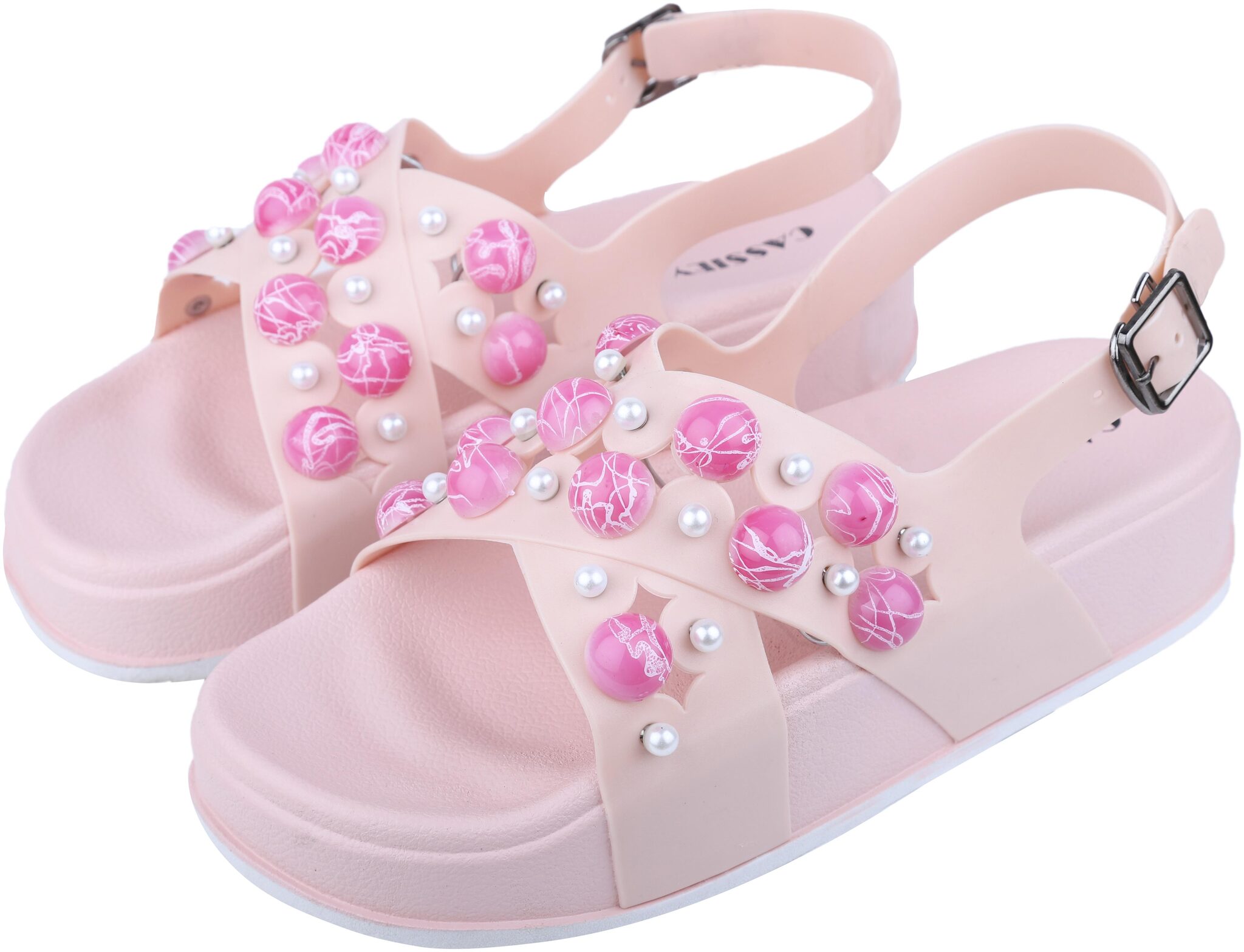 

IRSOE Women Pink Sandals